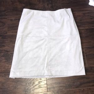Suede skirt